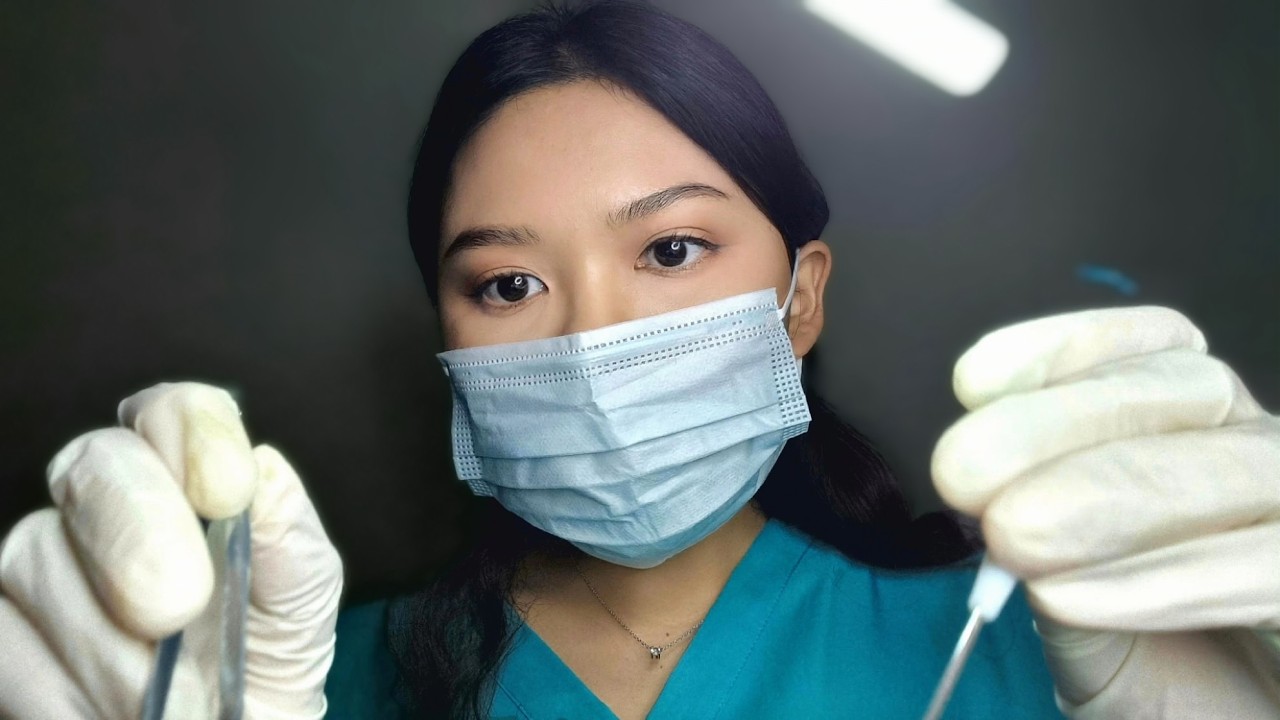 ASMR Thai Dentist Gentle Tooth Extraction 🦷 คุณหมอถอนฟันให้คุณอย่างนิ่มนวล