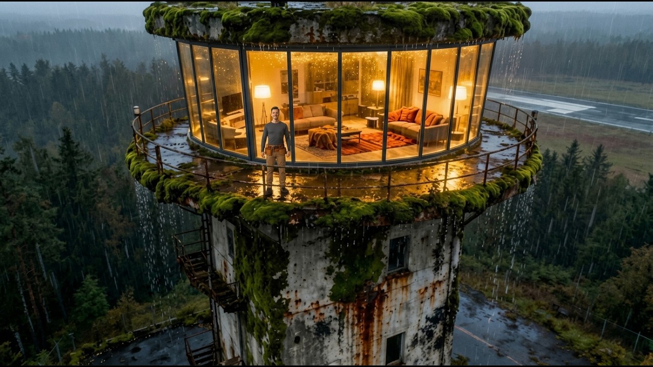 I Spent 30 Days Transforming an Abandoned Observatory into a Modern Luxury Home (ASMR)
