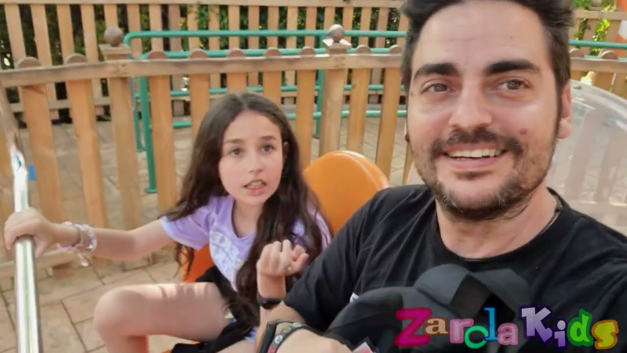 UNA HORA en PORTAVENTURA!! solo tenemos 1 hora en parque de atracciones