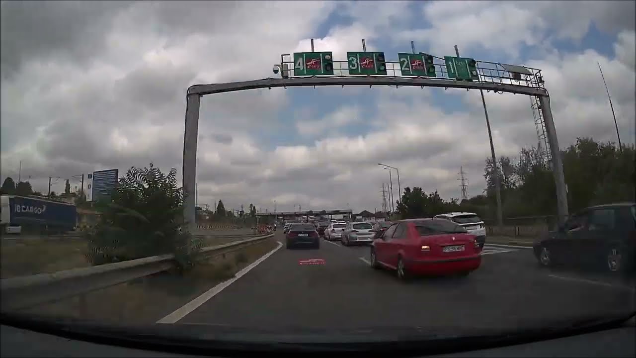From Eforie Sud to Bucuresti via A4/2 Highway (Romania - August 2022 speed 4x)