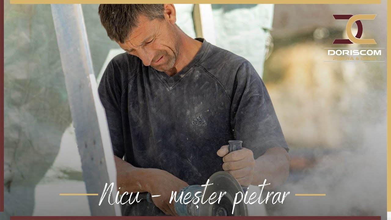 Nicu, meșterul pietrar. Din piatră își întreține cei patru copii