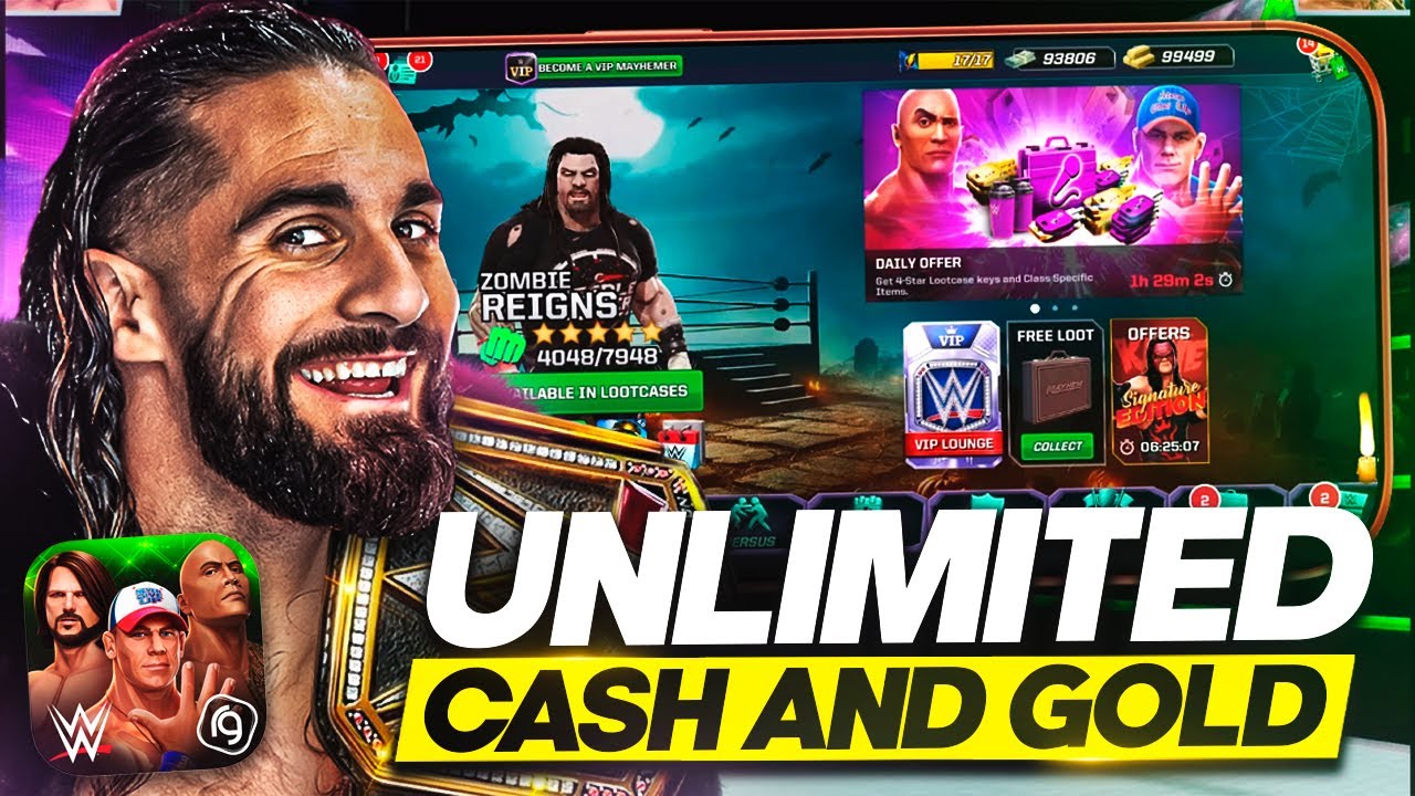 WWE Mayhem Free Gold and Cash 2026 - How To Get Free Gold WWE Mayhem iOS &  Android (Mod Apk)