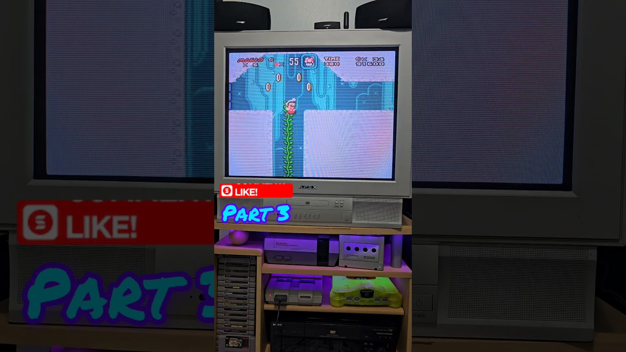 SNES SUPER MARIO WORLD RETURN TO DINOSAUR LAND Frozen Valley 3 Part 3