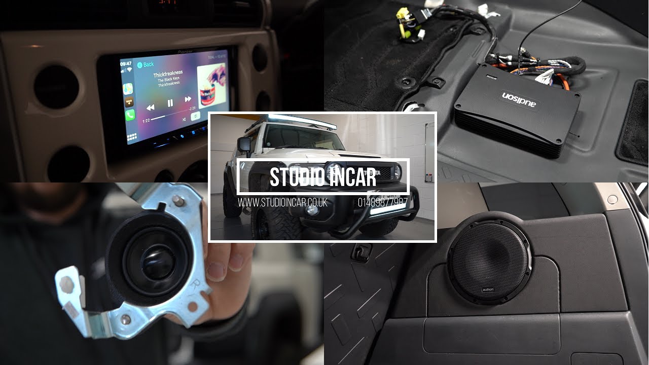 Toyota FJ Cruiser sound system by Studio Incar