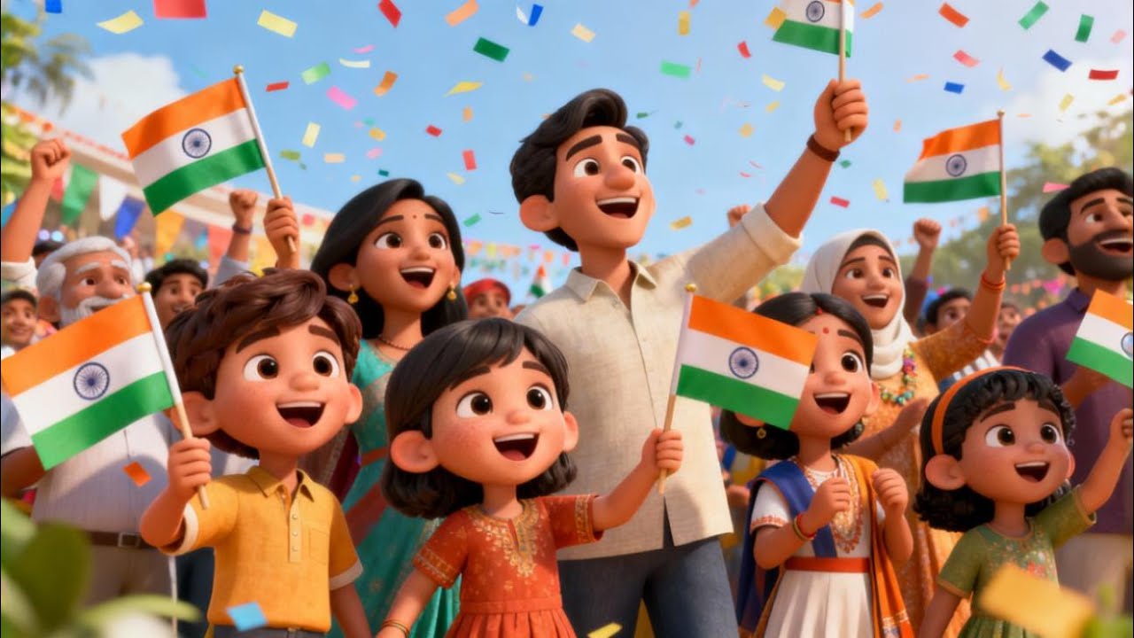 26 January Republic Day Song 🇮🇳 |#kidsvideo #republicday #2026 #kidsrhymes #26january #schoolprogram