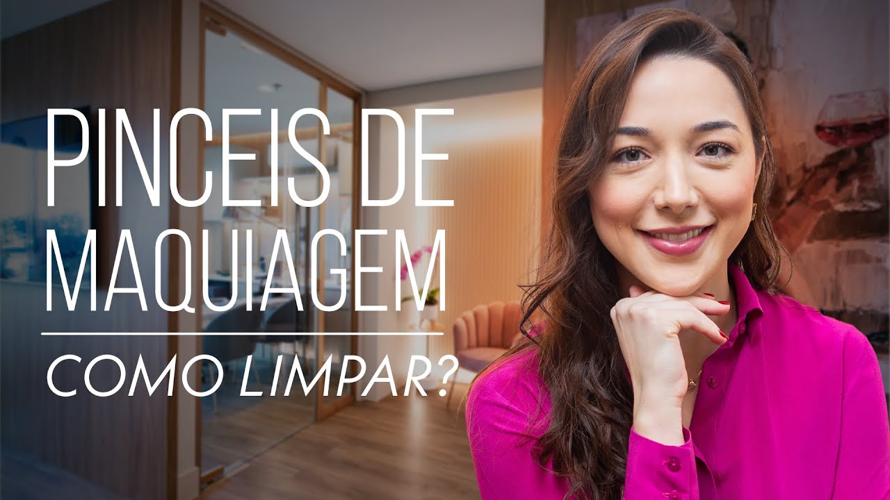 Como fazer a limpeza dos PINCEIS E ESPONJAS de MAQUIAGEM | Com Dra Marina Hayashida