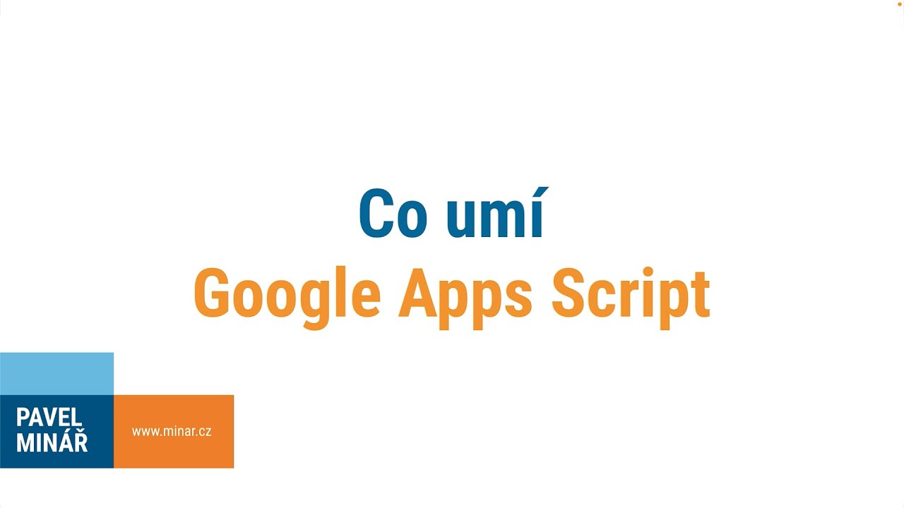 Co umí Google Apps Script