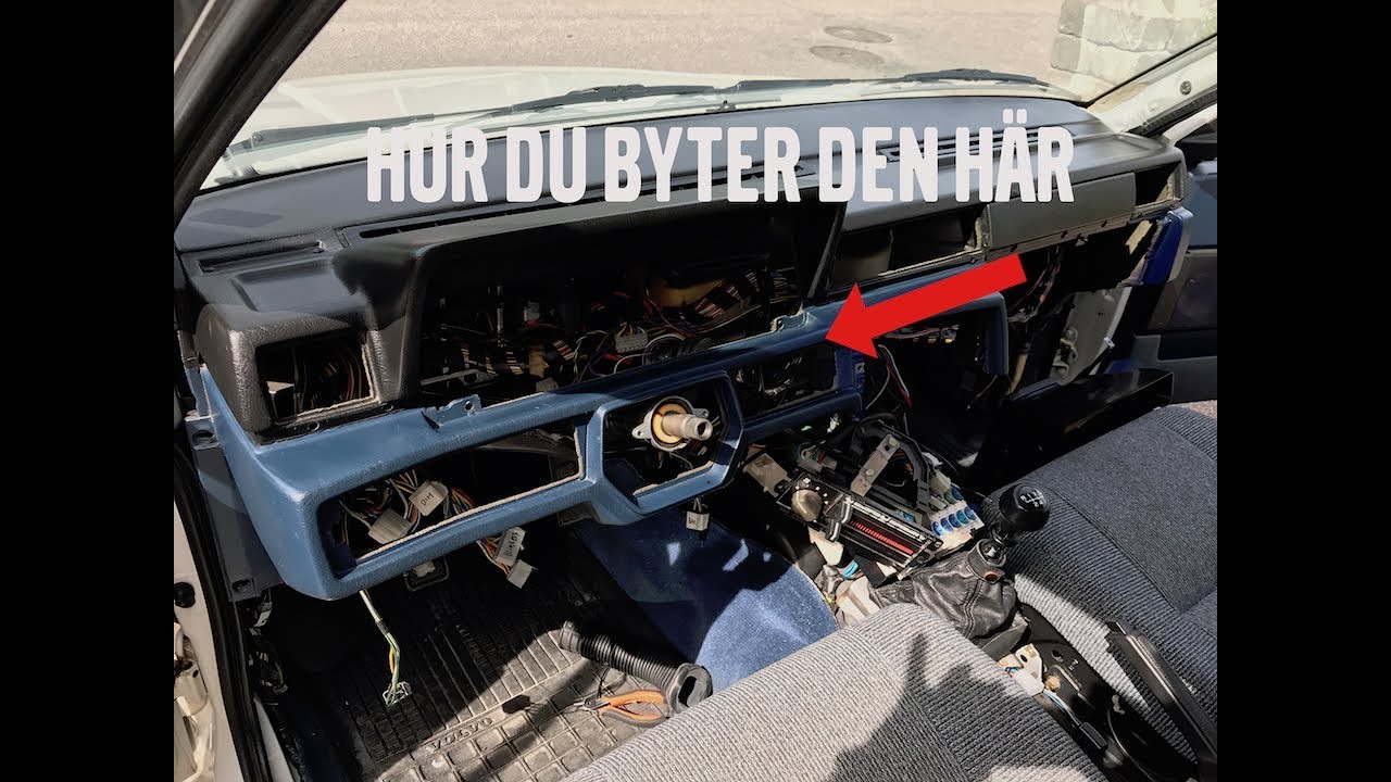 Guide så byter du instrumentbrädan i din Volvo 740