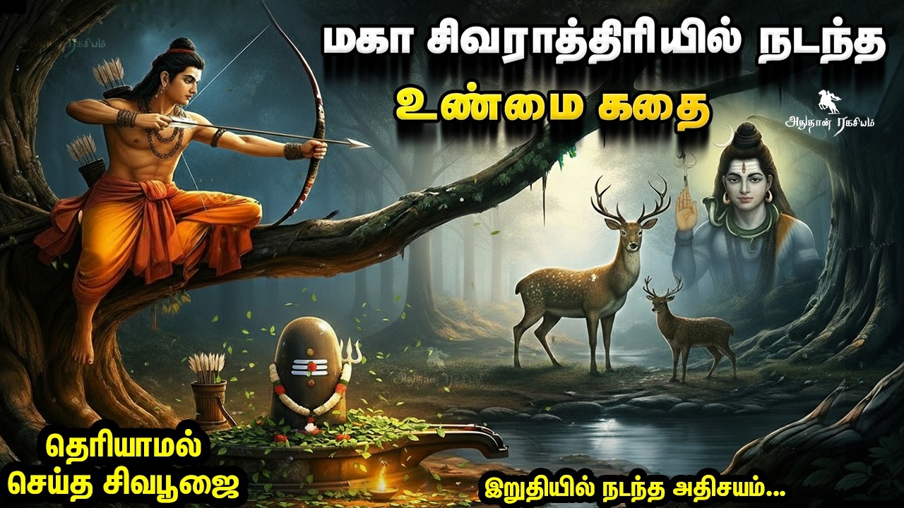 மகா சிவராத்திரியில் நடந்த உண்மை கதை | Maha shivaratri Story in tamil | Sivarathiri 2025 | Shivrathri