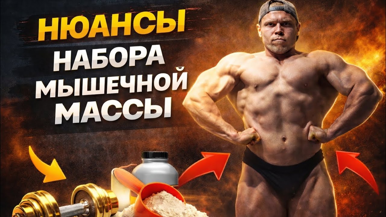 Нюансы набора мышечной массы 