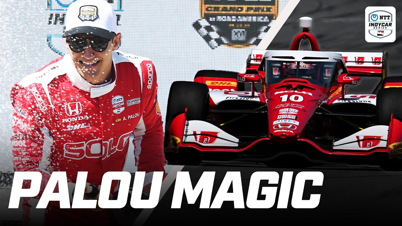 HELLO, PALOU! Alex Palou hangs on for sixth victory of 2025 | INDYCAR