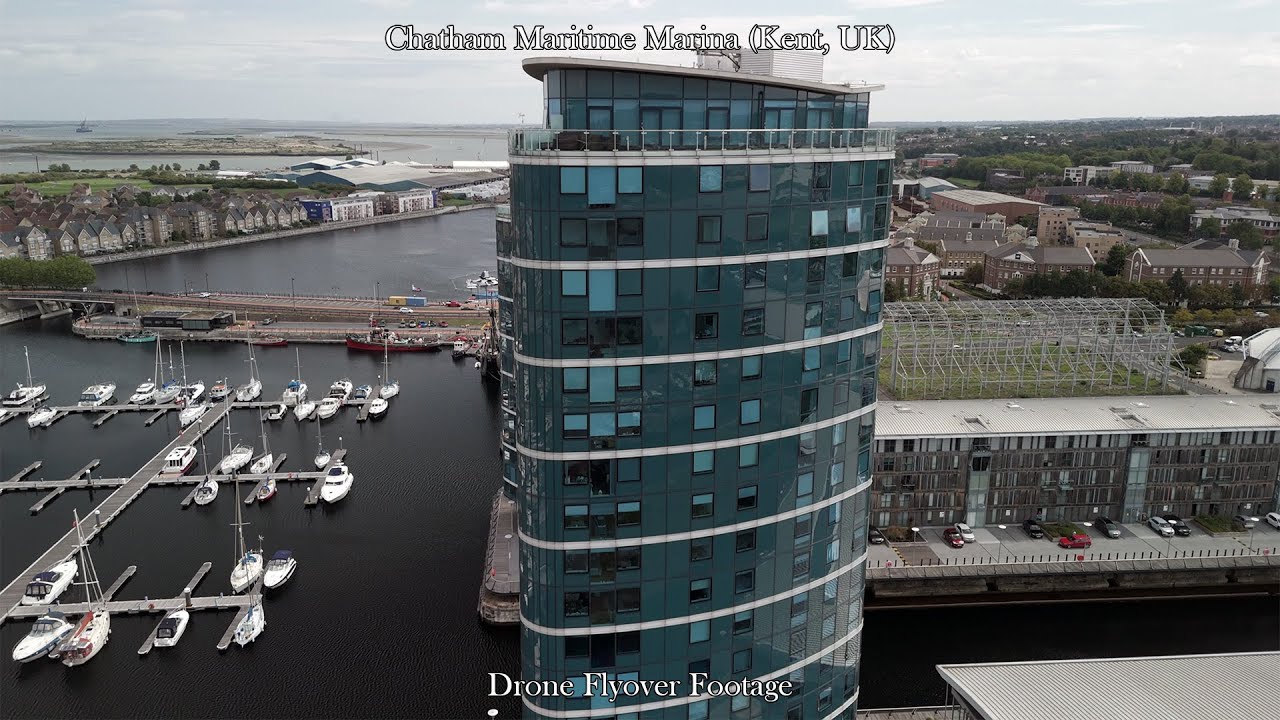 Chatham Maritime Marina - Drone Flyover