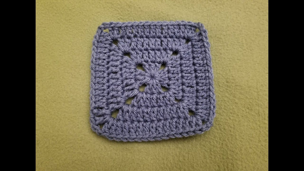 The Closed Granny Square Crochet Tutorial!