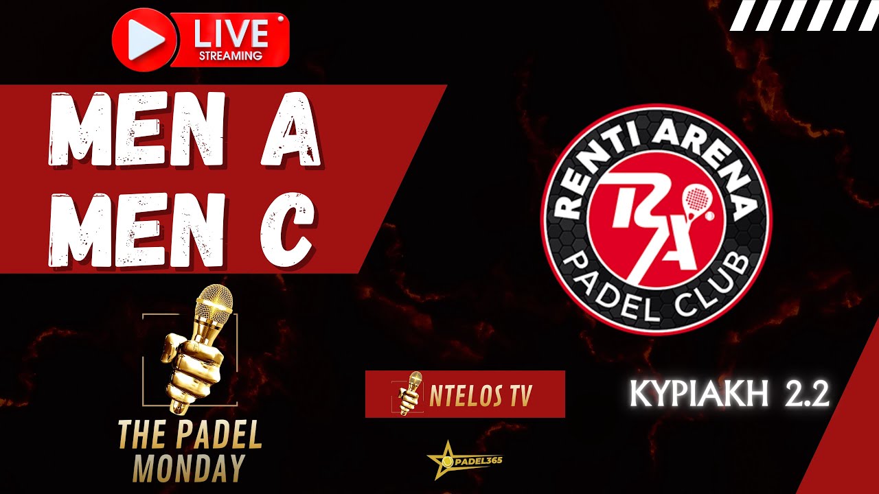 Livestream 🔴 Final _ MEN A - MEN C - PADEL MONDAY / RENTI ARENA PADEL CLUB (2/2/2025)
