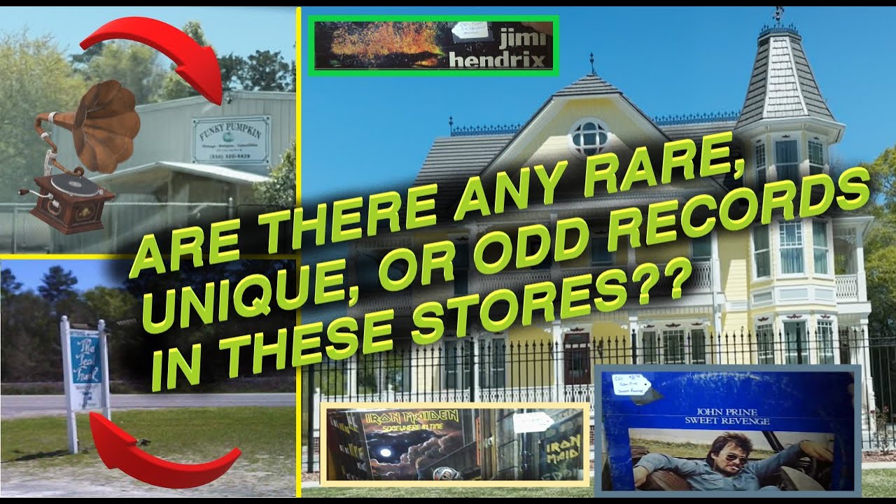 Vinyl record shopping for rare, unique, & odd records. Only $2.50 each! #vinylcommunity