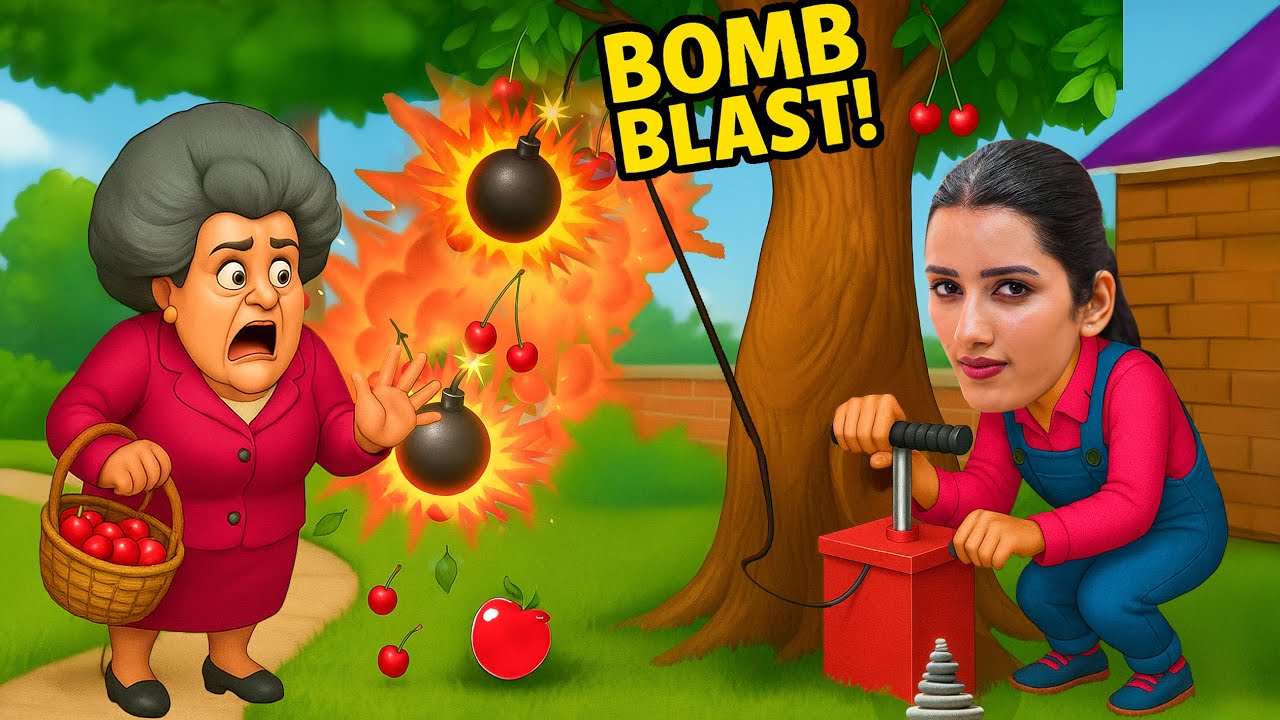 Tree Mein Laga Diya Bomb! Miss T Ka Game Over 😱 Scary Teacher 3D