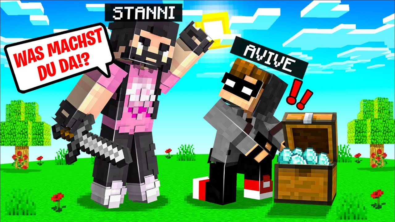 StandartSkill ERWISCHT mich beim KLAUEN!! (YouTuber Insel)