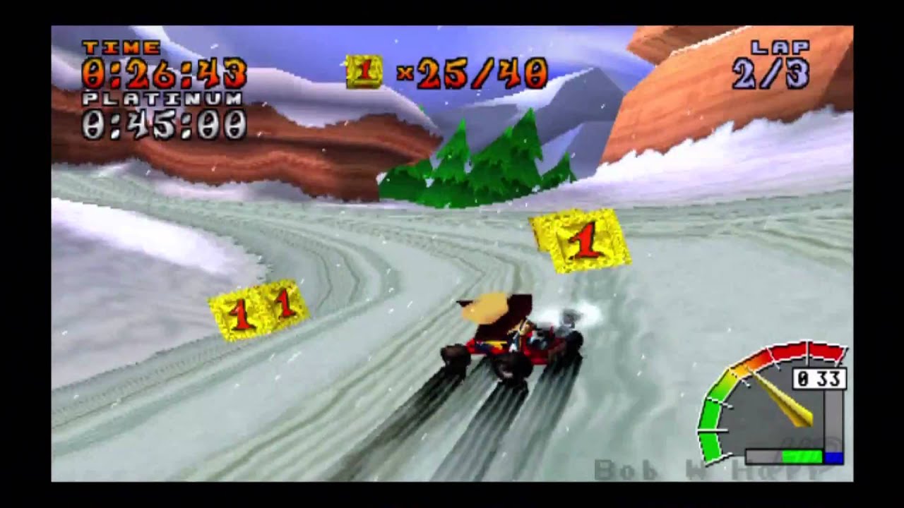 CTR: Relic Race - Blizzard Bluff