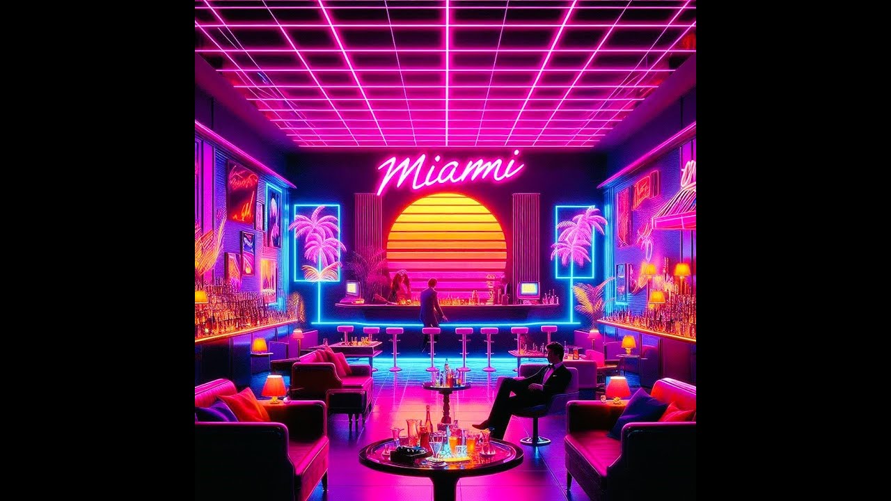 Neon Nights in Miami -- Synthwave/Retrowave