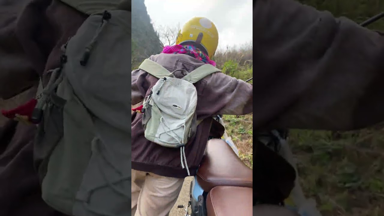 Hà Giang _ Lên dốc Đồn Cao (bốt của Thực dân Pháo xưa) theo lời gợi ý của người dân bản địa