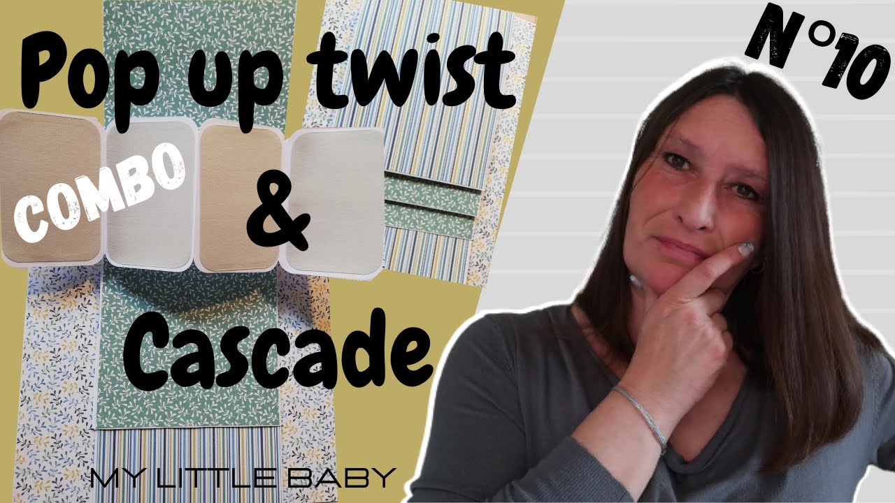 Combiner pop up twist et cascade interactive album scrap tuto 10 #My Little Baby