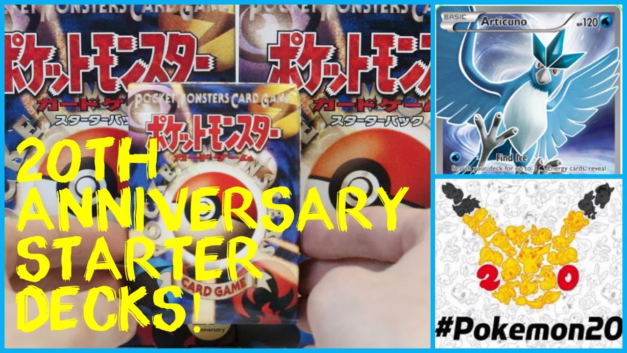 Pokemon 20th Anniversary Starter Deck Opening! - Japanese Generations Cards!