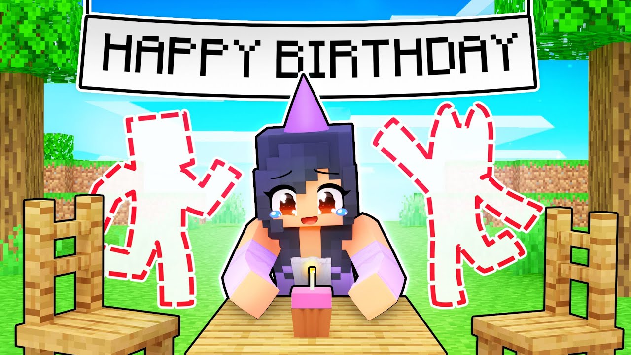 Nobody Went To APHMAU'S BIRTHDAY In Minecraft!