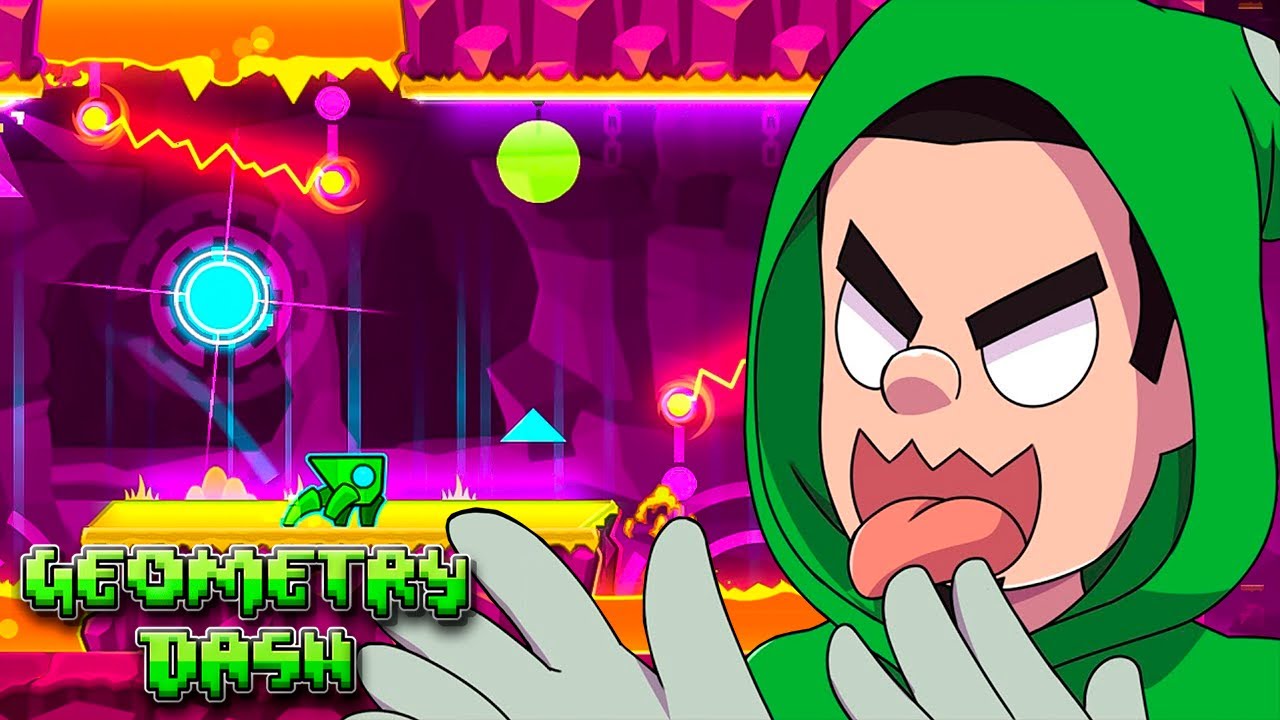 GUINAS JOGA GEOMETRY DASH AO VIVO!! (#2)
