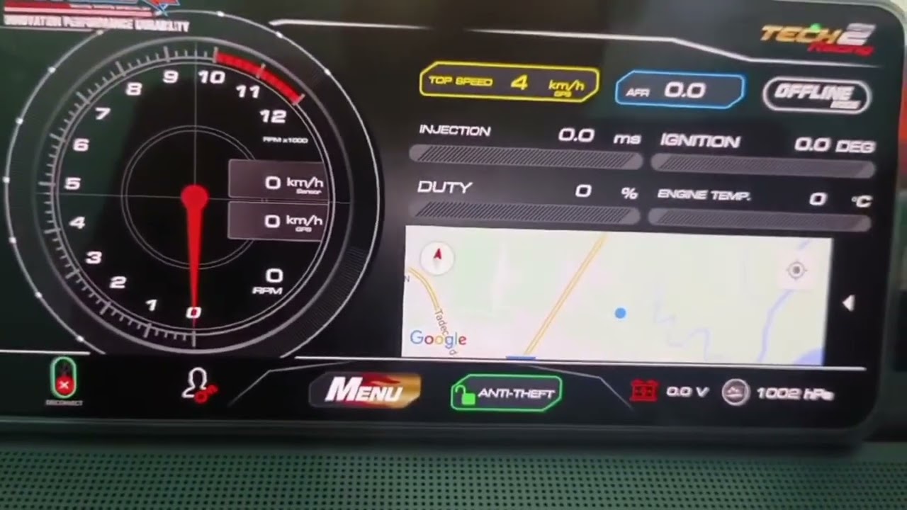 Latest Pitsbike Tech2 Racing ACTUAL MONITORING FILE SAVING / TRANSFER ACTUAL GPS READING - Brainard