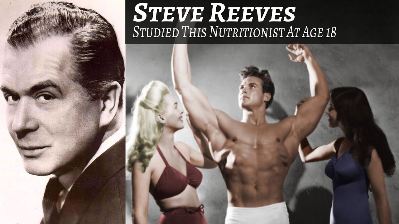 Here's The Nutritionist Steve Reeves Studied At Age 18 Years Old + Steve's Personal Copy Of His Book