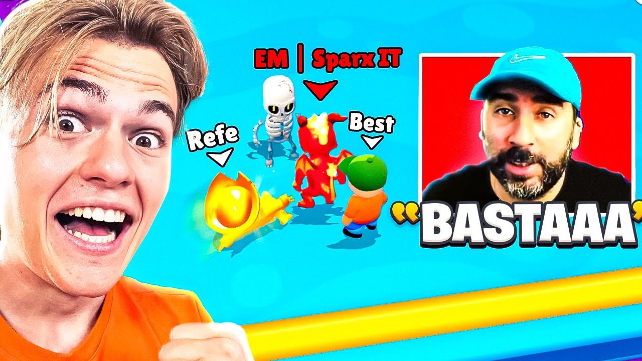 IL MIO TEAM HA SFIDATO SPARX in 4v1 su Stumble Guys!