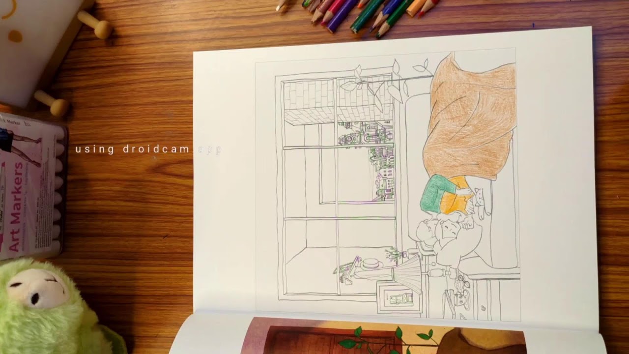 Relax & Colour with me | ASMR Colouring