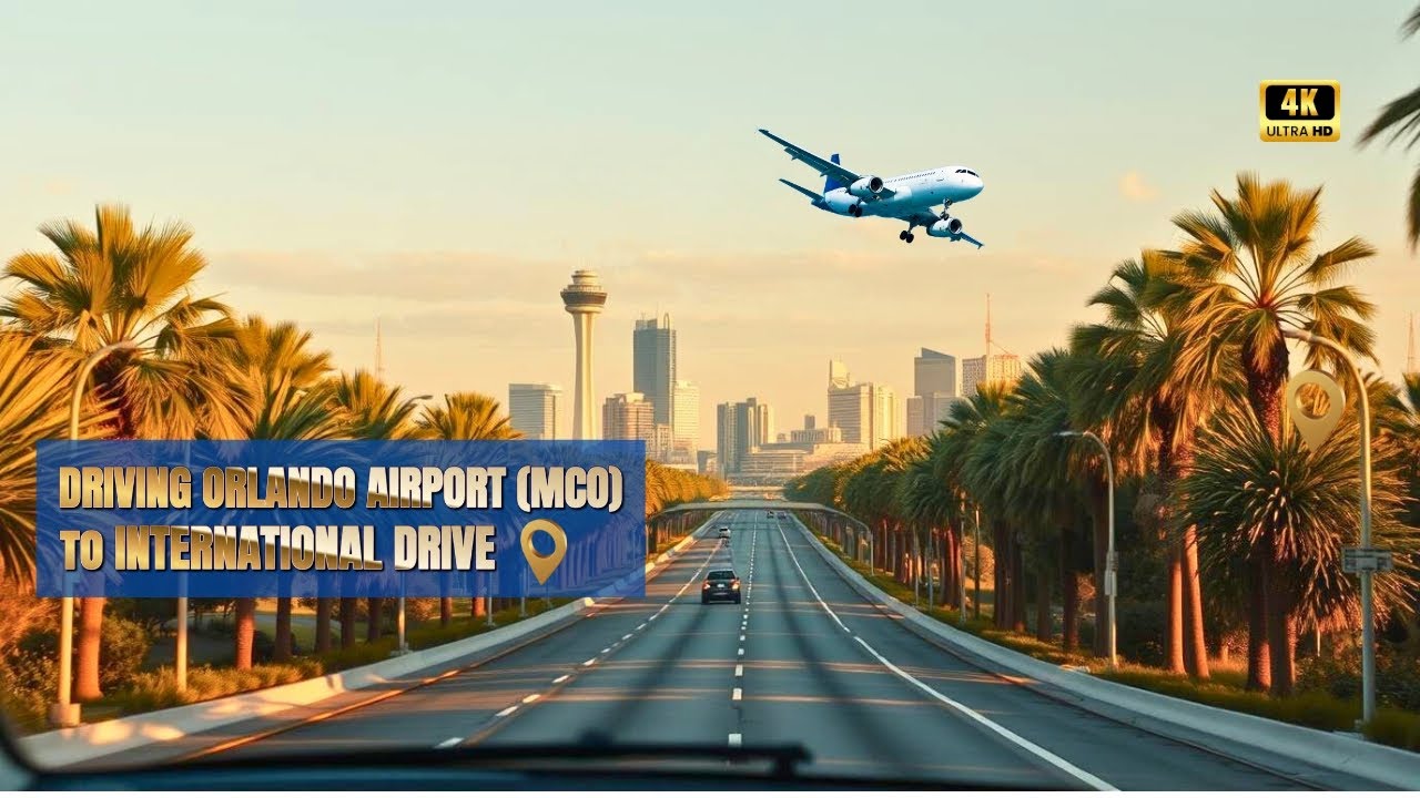 Driving from the ORLANDO INTERNATIONAL AIRPORT (MCO) to International Dr. - SR 528 (TOLL ROAD)