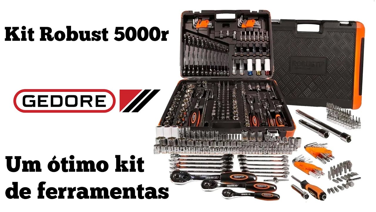 Jogo de ferramentas 5000r 178 pecas ROBUST BY GEDORE