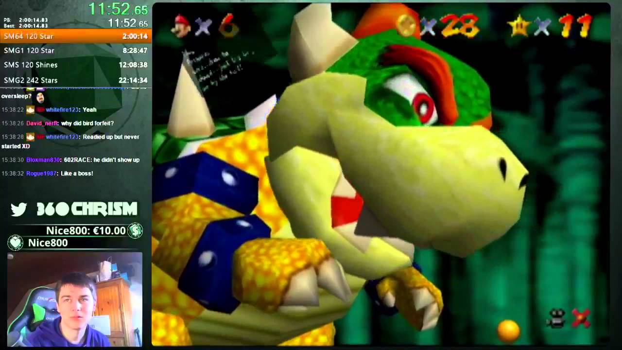 360chrism - Super Mario 602 Speedrun in 22:09:17