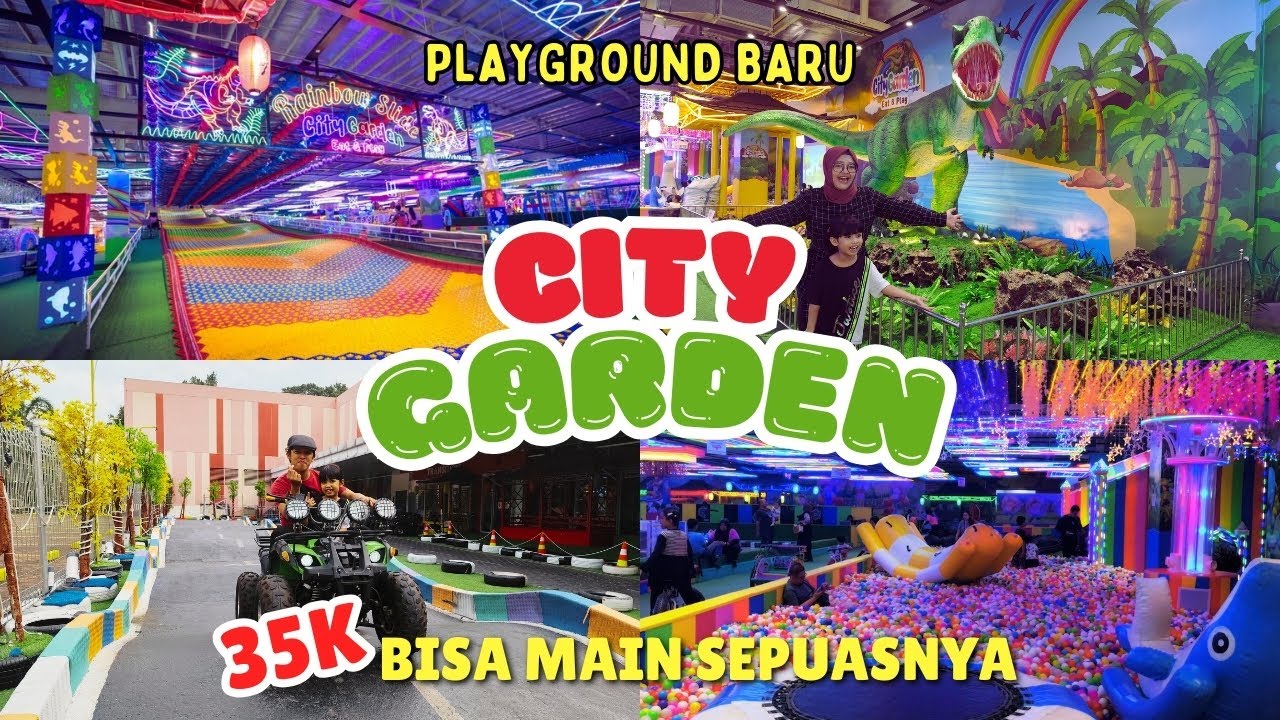 Playground Terbaru & Terbesar Di Bandung - City Garden Transmart Cipadung