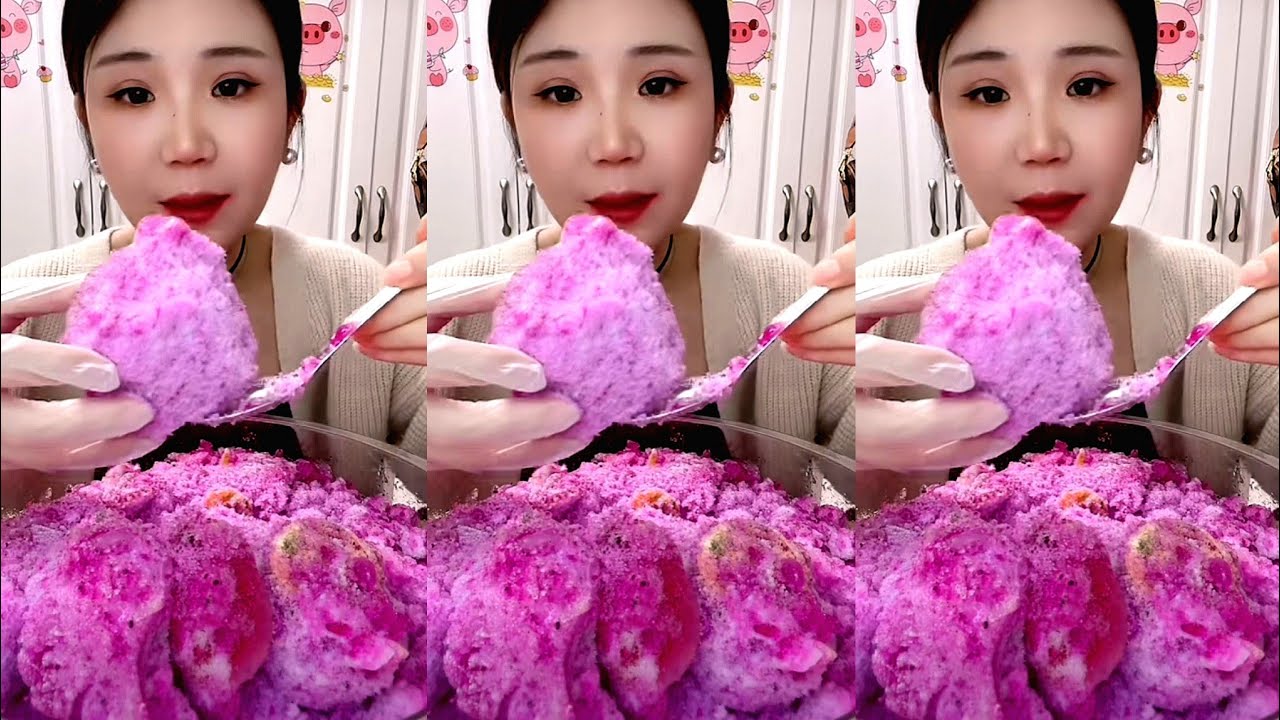 ASMR SHAVED ICE EATING YY
