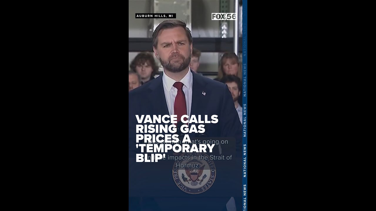 Vice President JD Vance calls rising gas prices temporary blip
