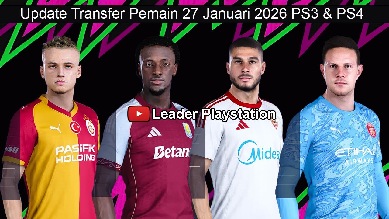 Обновление информации о трансферах игроков от 27 января 2026 г. eFootball PS3 и PS4