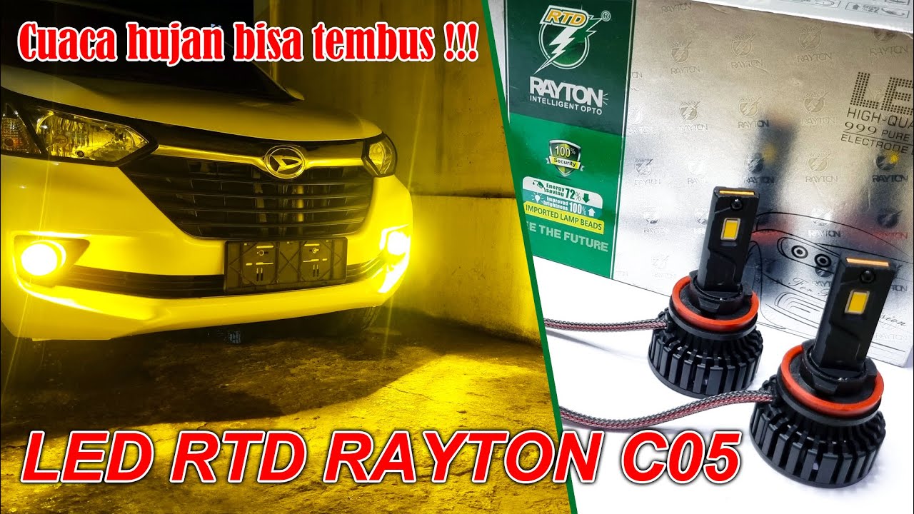 Lampu LED Tembus Hujan !!! Review LED RTD C05 3000K Yellow