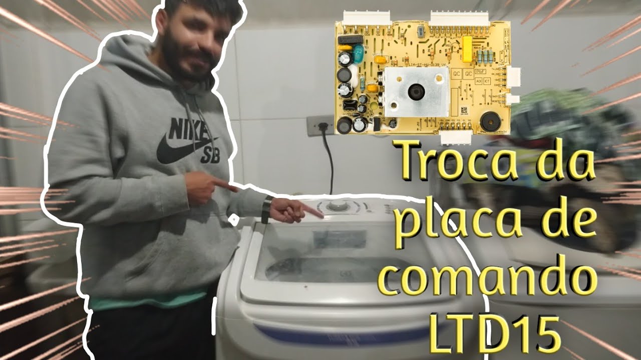 COMO TROCAR A PLACA DA LAVADORA ELECTROLUX LTD15