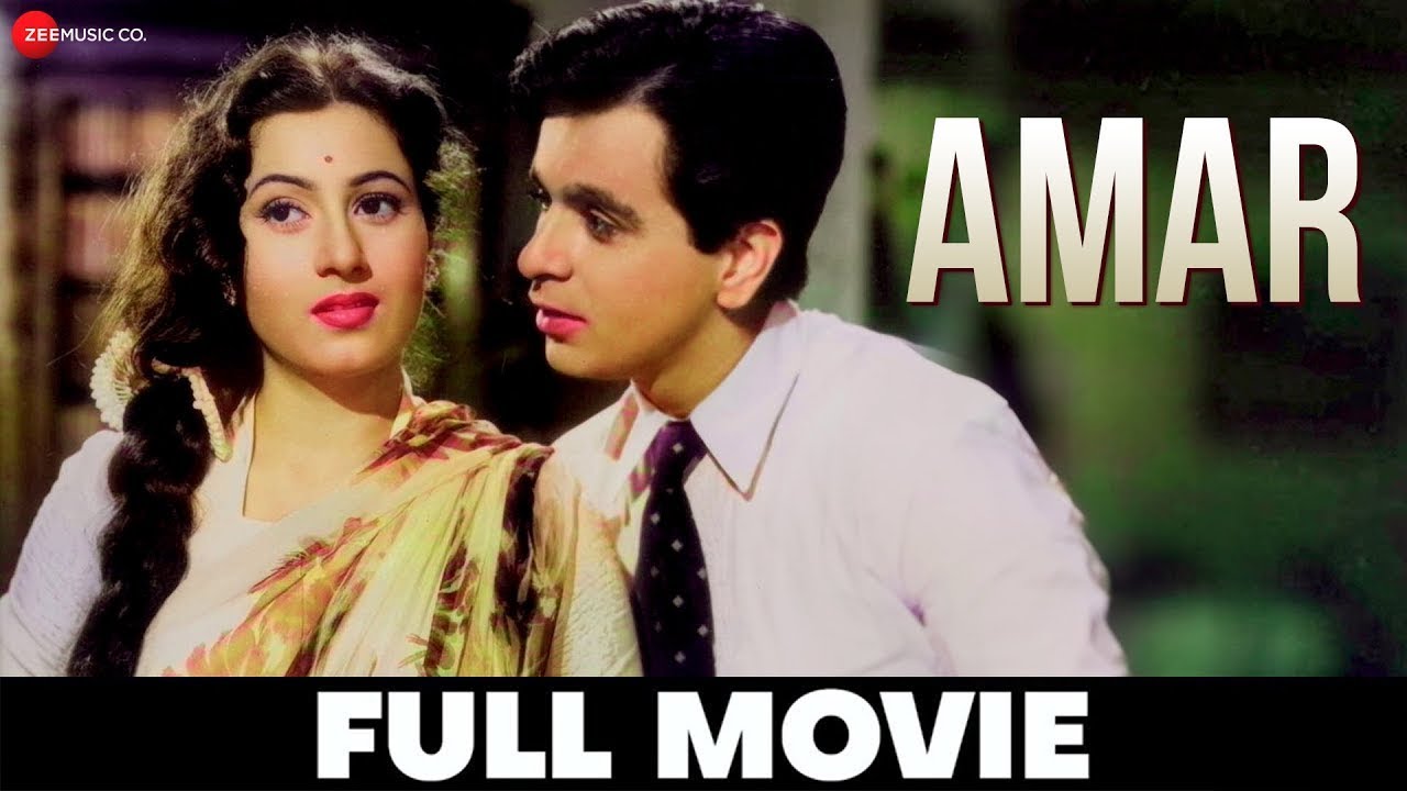 अमर Amar (1954) - Full Movie | Dilip Kumar, Madhubala, Nimmi & Jayant
