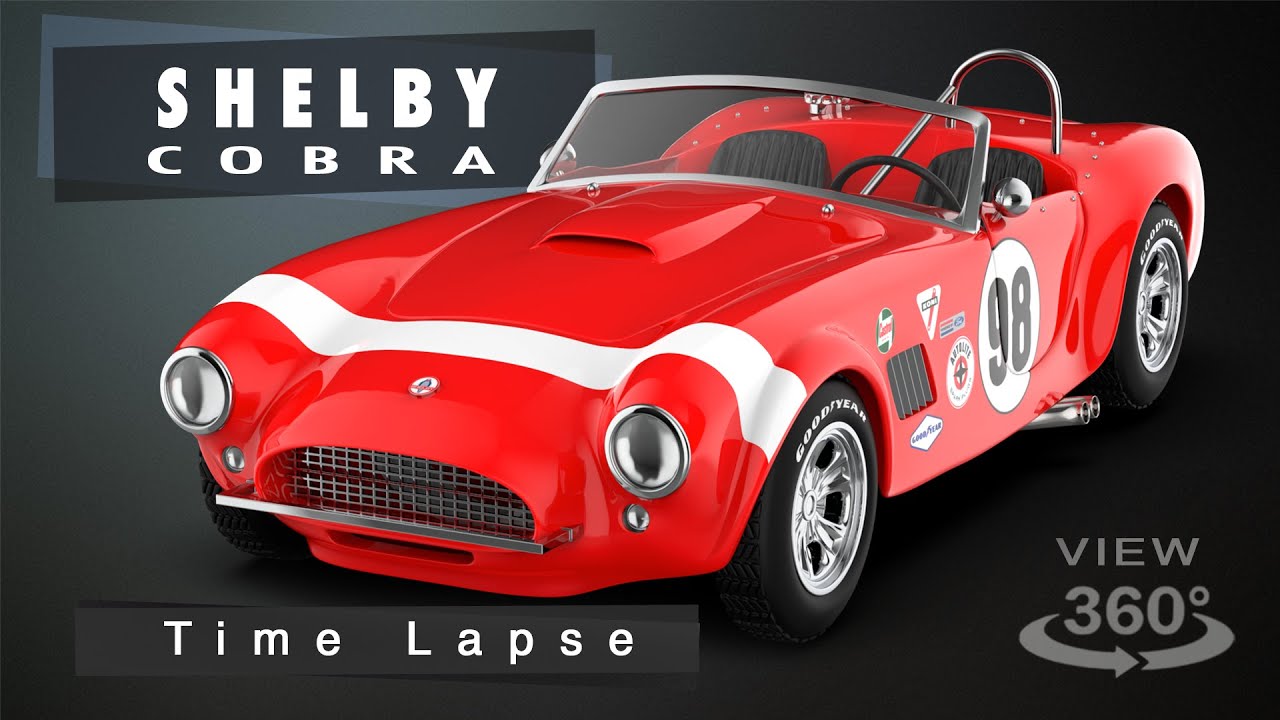 Shelby Cobra | 3D modeling timelapse