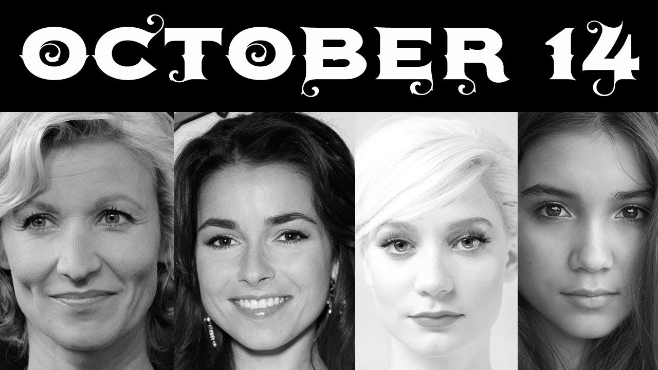 October 14  Famous BirthDays People Celebrities