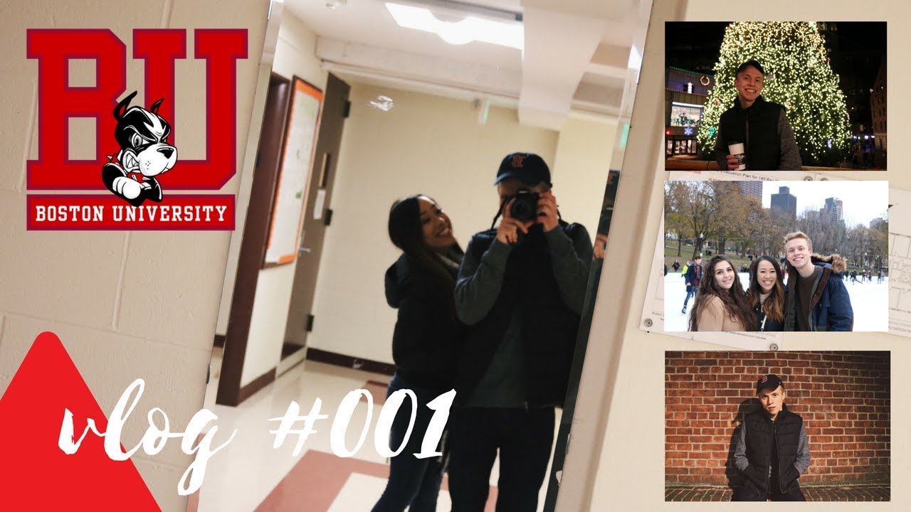 vlog 001 // alleyway acapella + boston university hockey!