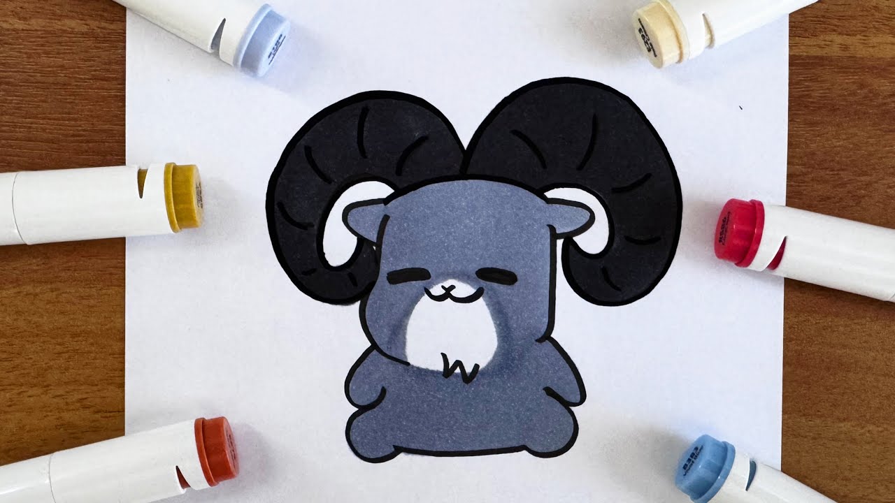 How to Draw Ram from 99 Nights in the Forest (DRAWING ROBLOX)