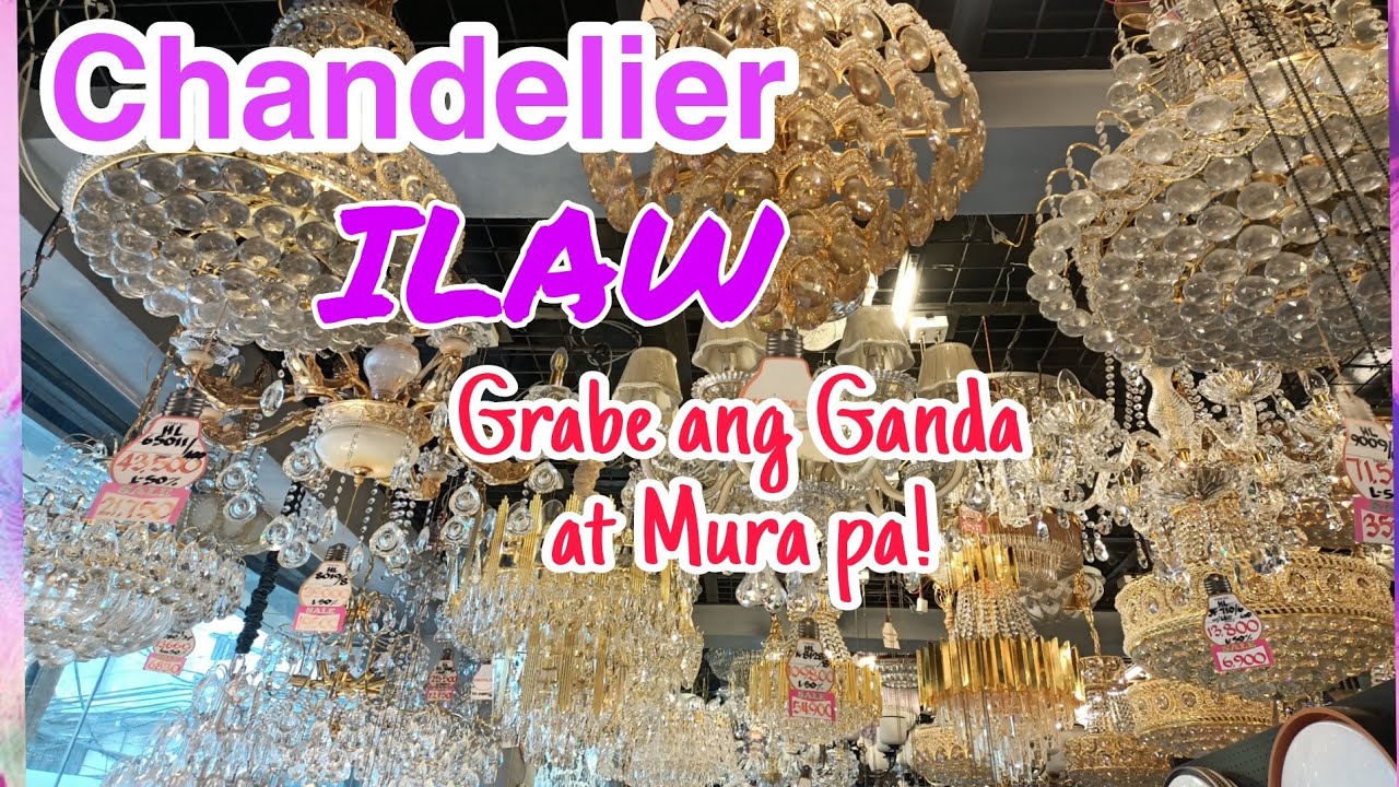 CHANDELIER - ILAW - DROP LIGHTS @Soler Manila Philippines