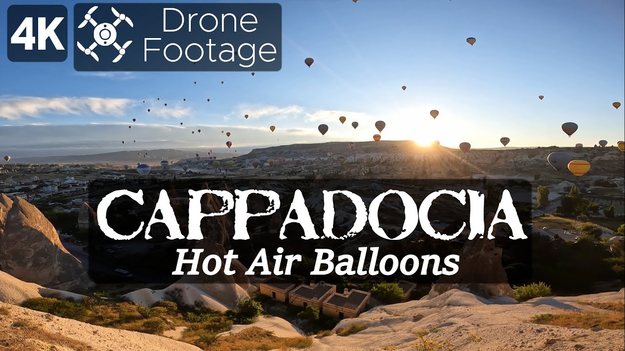 Amazing Drone Footage! - Hot Air Balloons in Cappadocia Turkey