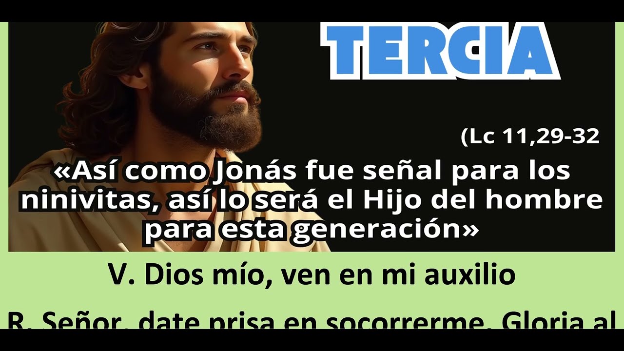 TERCIA  Miércoles 25 de Febrero de 2026
