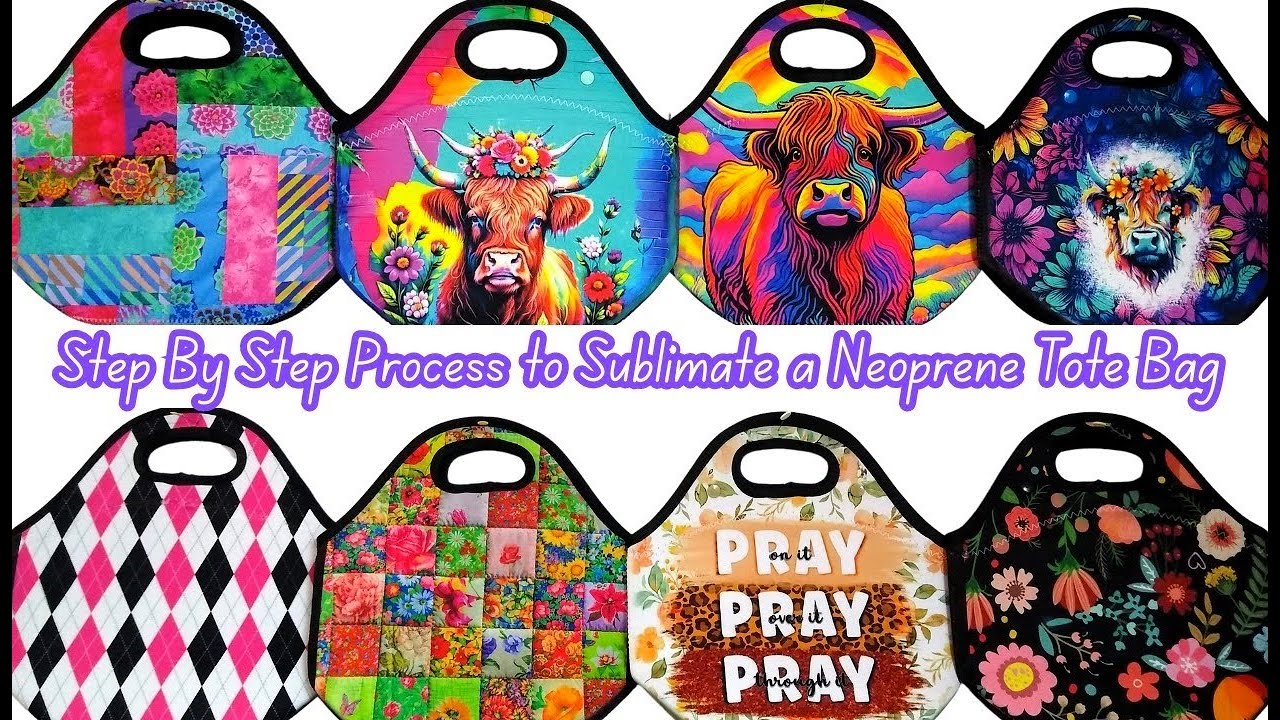 Step By Step Process to Sublimate a Neoprene Tote Bag #beginnerfriendly #lunch #giftideas #betterSub